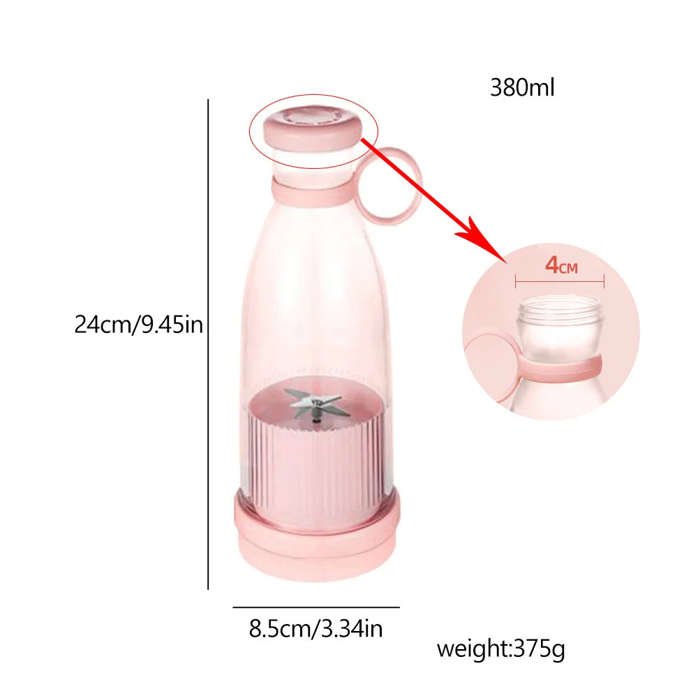 USB Rechargeable Mini Juicer: Portable Smoothie Maker